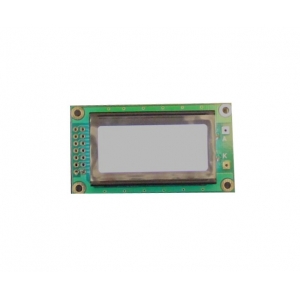 Wyświetlacz LCD 2x8 biały   WC0802C