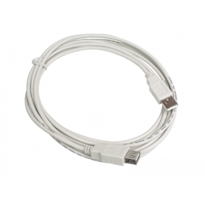 Przedłużacz USB wtyk-gniazdo 1,5m biały