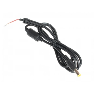 Kabel zasilacza DC  z wtykiem 6,5/4,4mm długość 1,2m