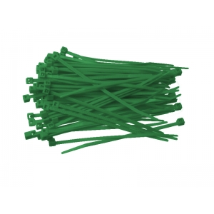 Opaska kablowa 100x2,5 zielona (100szt)