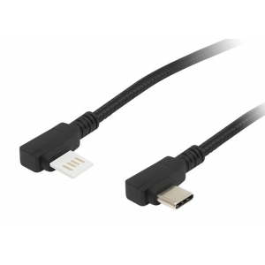 Przyłącze kabel USB - USB typ C USB-C (1m) Kątowy