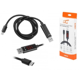 Przyłącze kabel USB - USB typ C USB-C QUICK CHARGE MIERNIK (1m)