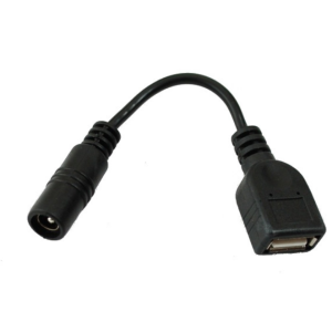 Adapter gniazdo 2.1/5.5 - gniazdo USB A