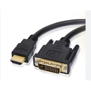 Kabel HDMI - DVI (24pin+filtr)   - 1,5m