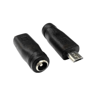 Adapter gniazdo 2.1/5.5 - wtyk micro USB