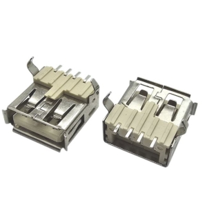 GNIAZDO USB typ A SMD BIAŁE  (2szt)