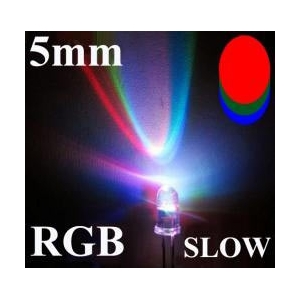 DIODA LED 5MM RGB wolnozmieniająca kolory  (2 szt)  /336