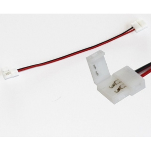Konektor do taśm LED 3528  8mm z przewodem - łącznik