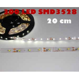 Taśma LED 3528 -300 biała zimna   (20cm)