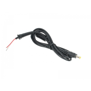 Kabel zasilacza DC wtyk  5,5/3,0mm długość 1,2m