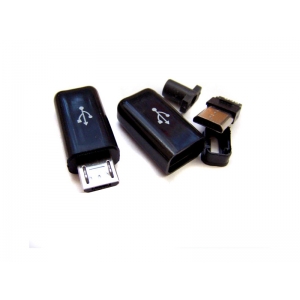 Wtyk micro USB typ B  5pin kabel